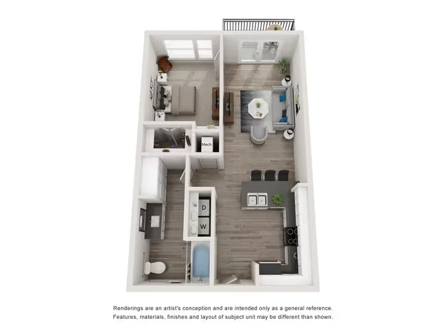 A1 Affordable 1220 floor plan